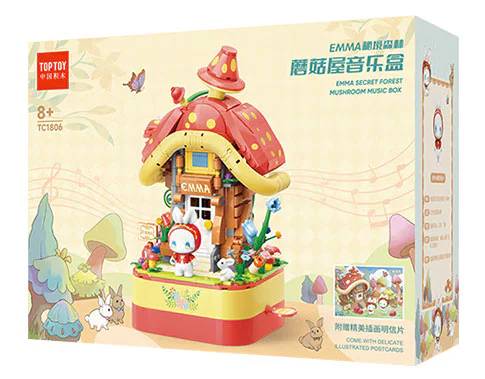 EMMA SECRET FOREST: SHROOM HOUSE MUSIC BOX TOP TOY TC1806
