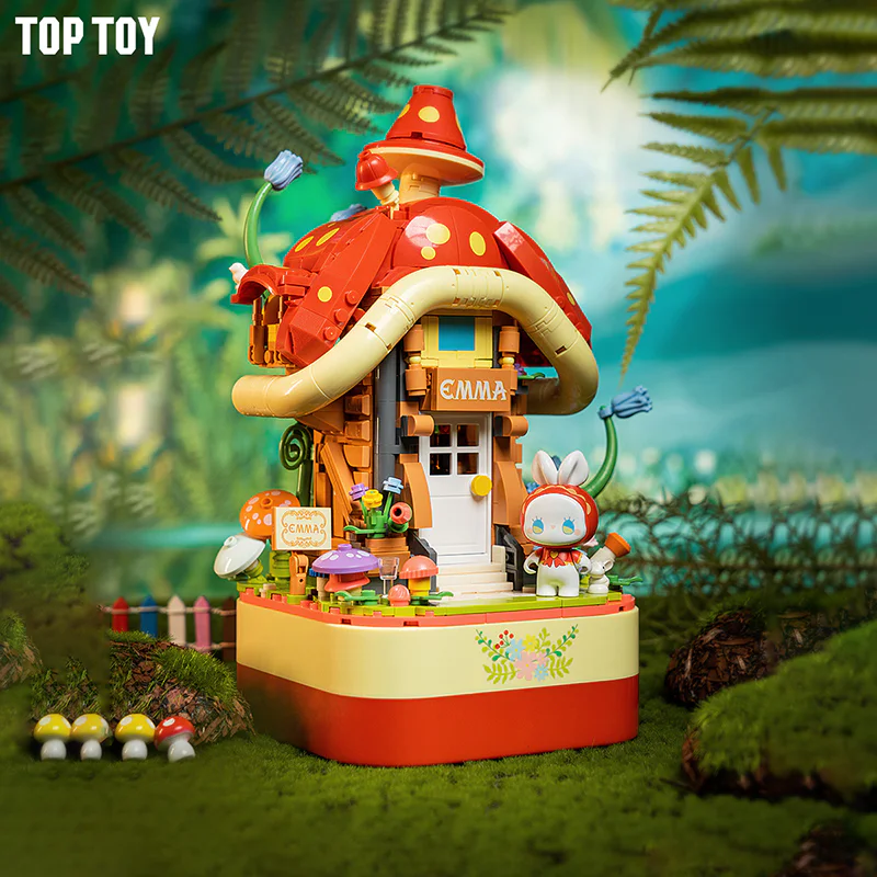 EMMA SECRET FOREST: SHROOM HOUSE MUSIC BOX TOP TOY TC1806 image 1
