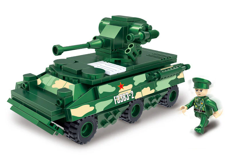 DZONGHUA: WZ551 ARMOURED VEHICLE 积高积木 COGO 17002