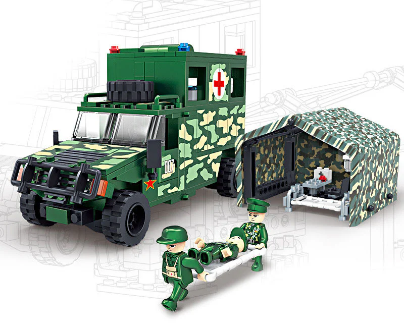 Dreamwater: East Wind Warrior Medical Vehicle 积高积木 COGO 17007