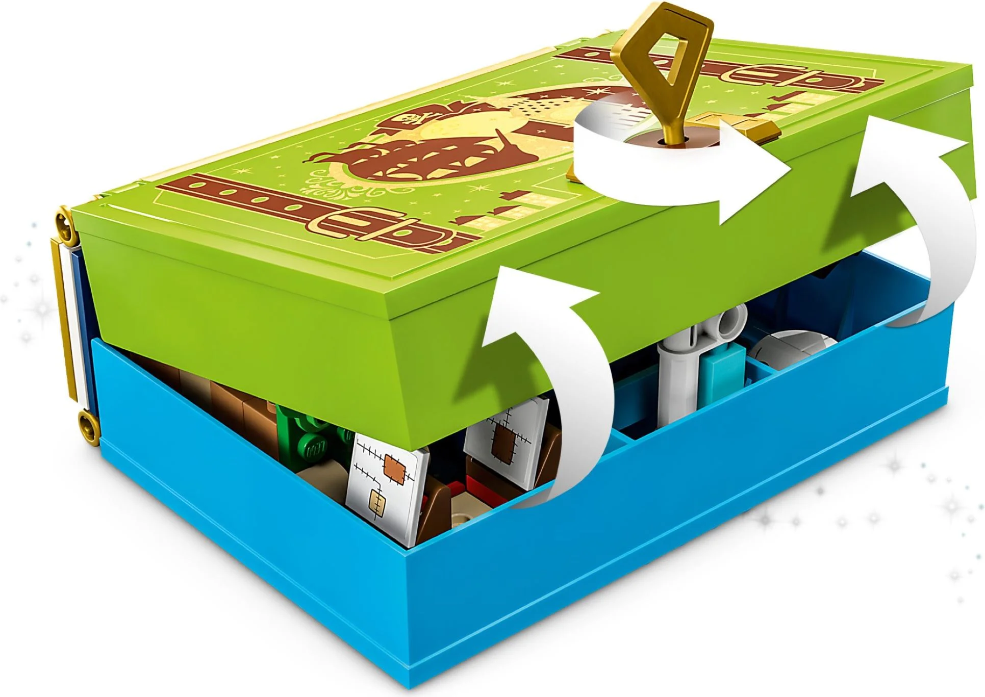 ♪ Little Flying Man: Peter Pan and Wendy's Story Book Adventure 乐高 LEGO 43220 image 2