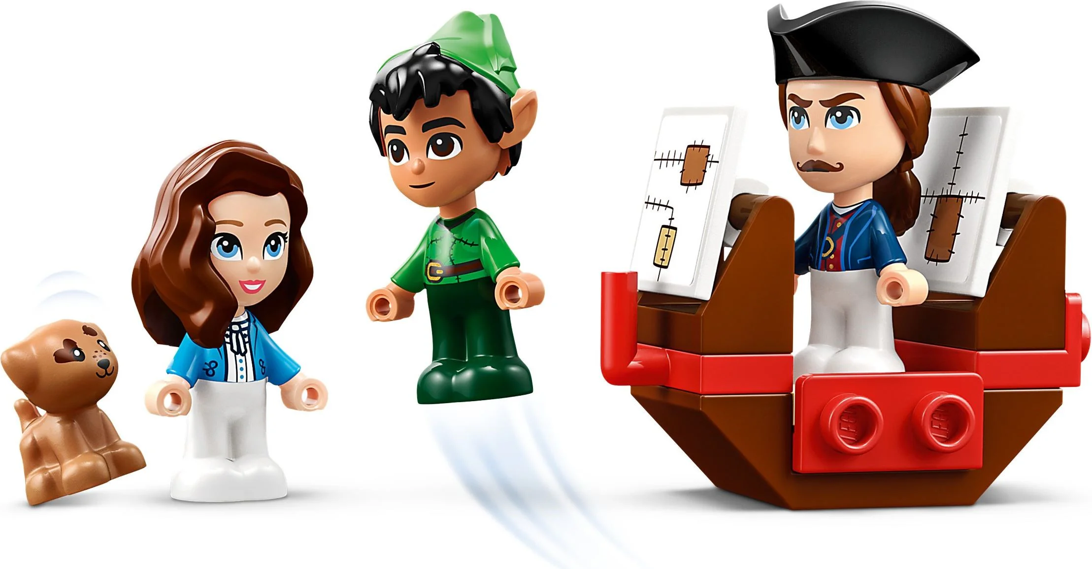 ♪ Little Flying Man: Peter Pan and Wendy's Story Book Adventure 乐高 LEGO 43220 image 3