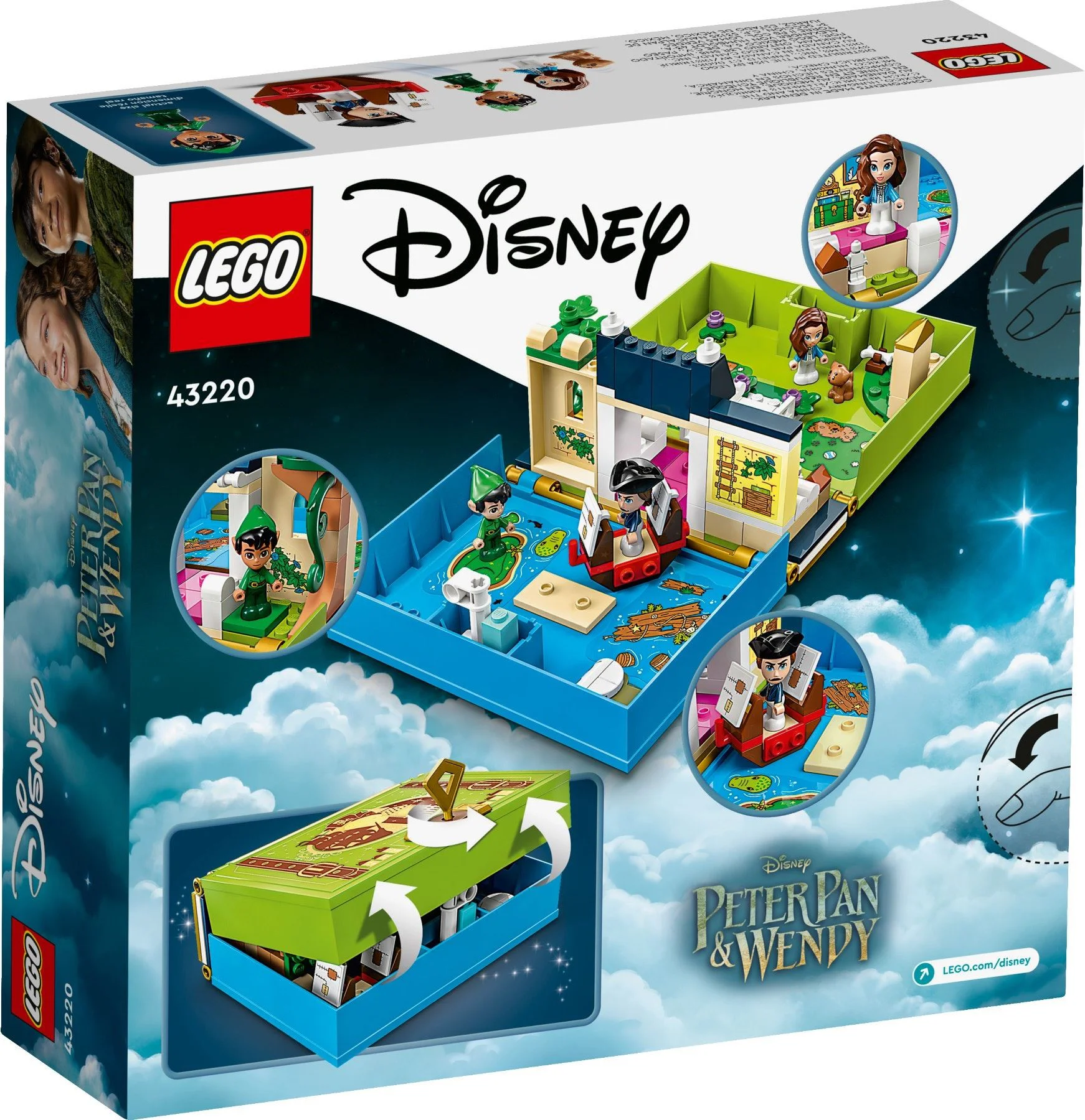 ♪ Little Flying Man: Peter Pan and Wendy's Story Book Adventure 乐高 LEGO 43220 image 5