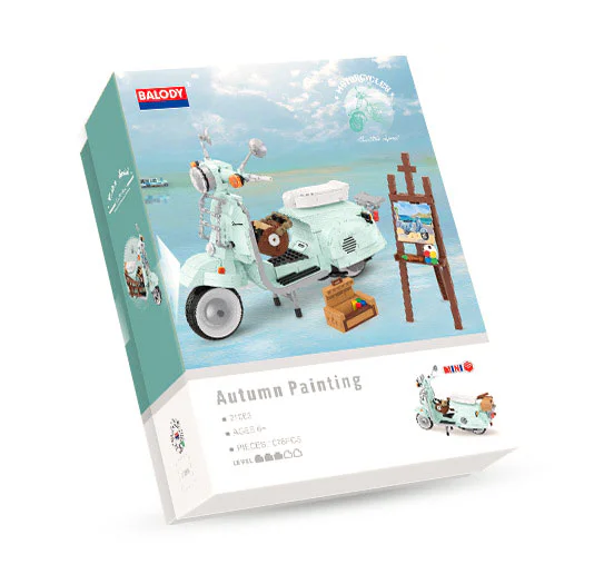 Little new motorcycle 贝乐迪BALODY 21063 image 6