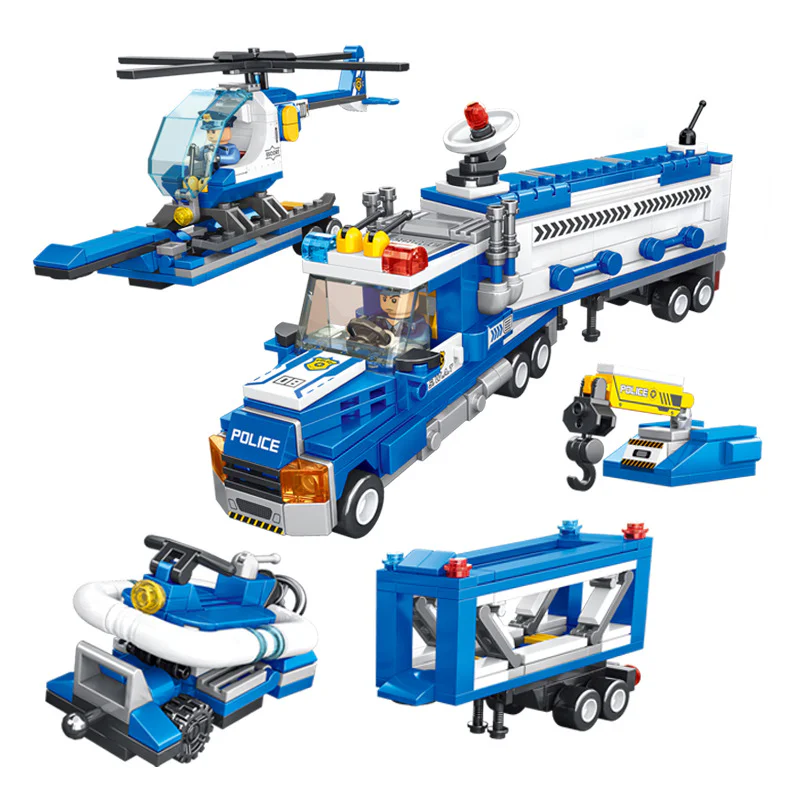Multifunctional rescue convoy: Police rescue team PANLOSBRICK 659005