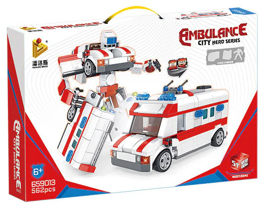City hero: Ambulance A 潘洛斯 PANLOSBRICK 659013 image 2