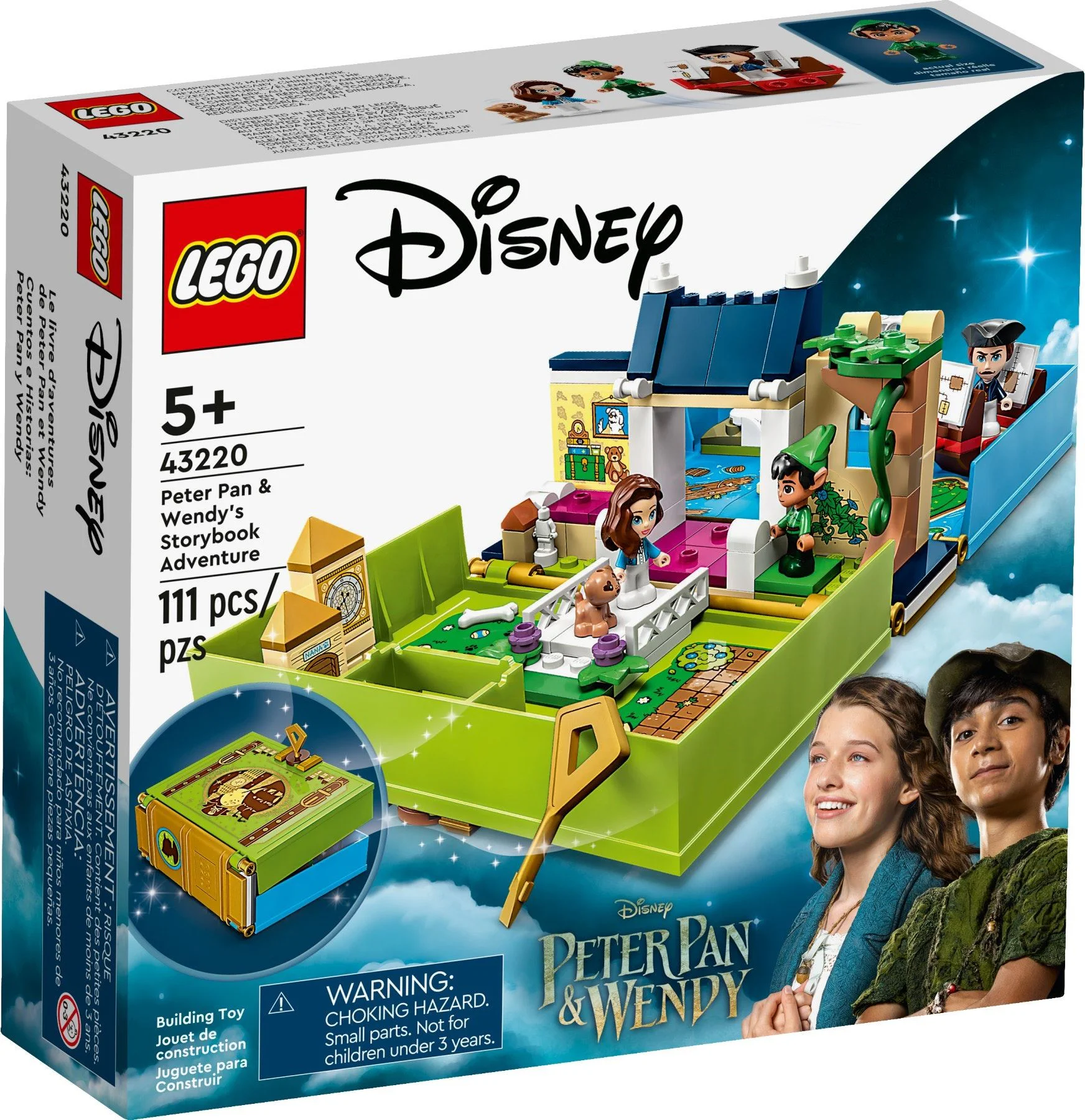 ♪ Little Flying Man: Peter Pan and Wendy's Story Book Adventure 乐高 LEGO 43220 image 10