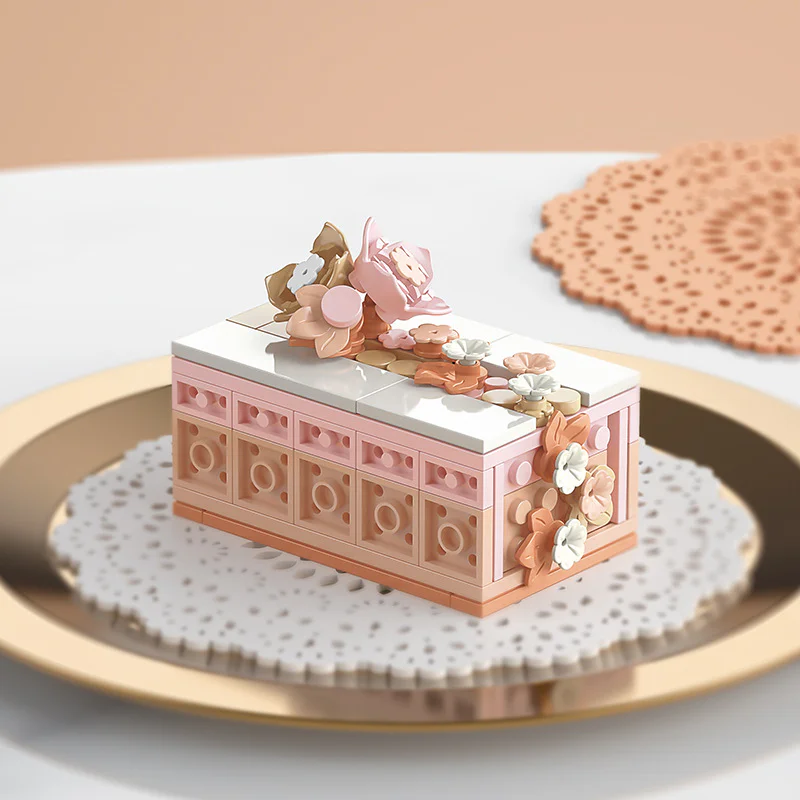 Food Log: Flower cake 佳奇积木 JAKI JK5622 image 1
