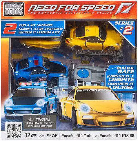 Porsche 911 Turbo and Porsche 911 GT3 RS 美家宝/美高 MegaBloks 95749 image 4