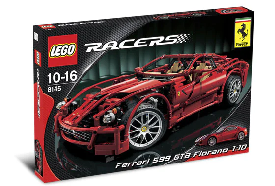 Ferrari 599 GTB Fiorano 1:10 乐高 LEGO 8145 image 2