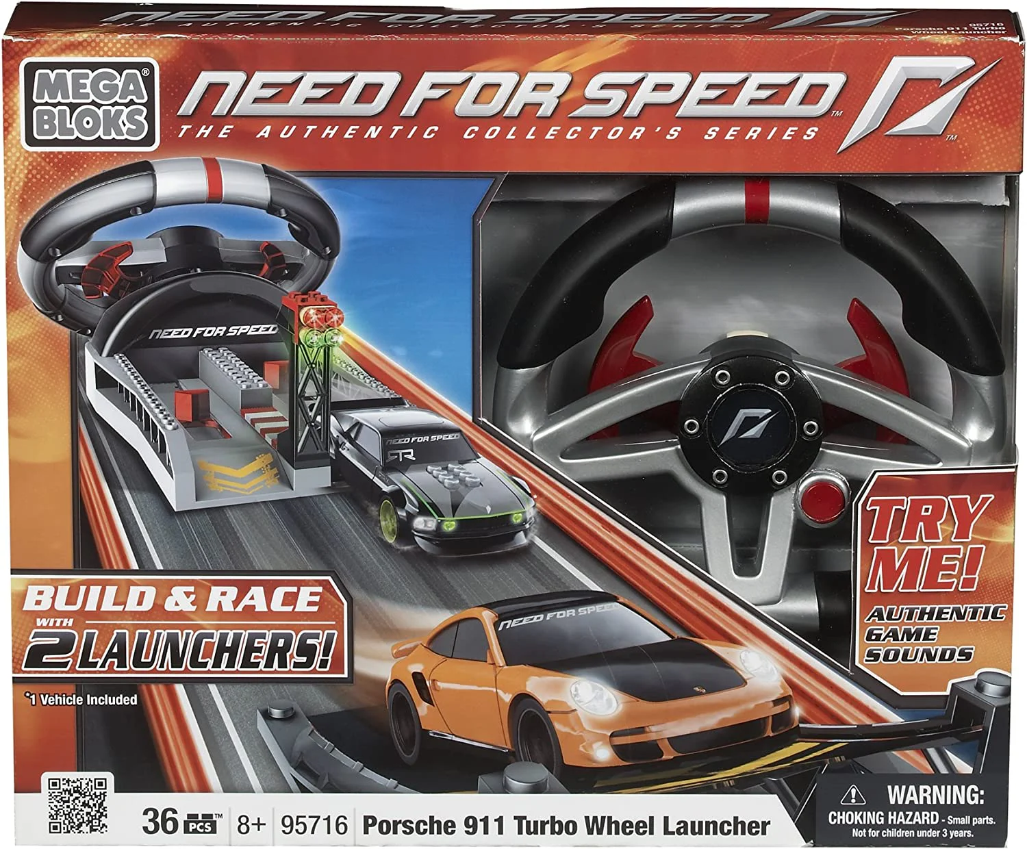 Top-of-the-art vehicle: Porsche 911 Turbo steering wheel launcher 美家宝/美高 MegaBloks 95716 image 3