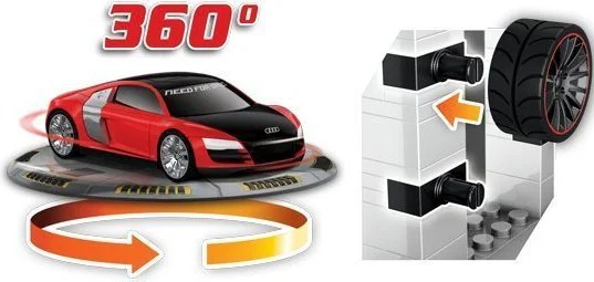 SUPERVAN: AUDI R8 RETROFITTING GARAGE 美家宝/美高 MegaBloks 95720 image 5