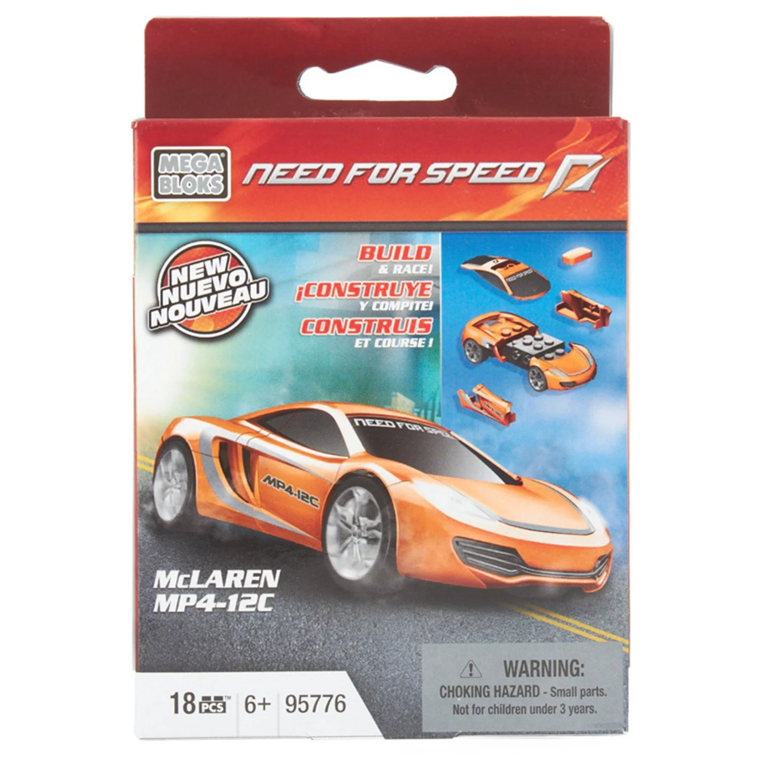 MAGNIFICENT FLYING VEHICLE: MACALLAN MP4-12C 美家宝/美高 MegaBloks 95776 image 1
