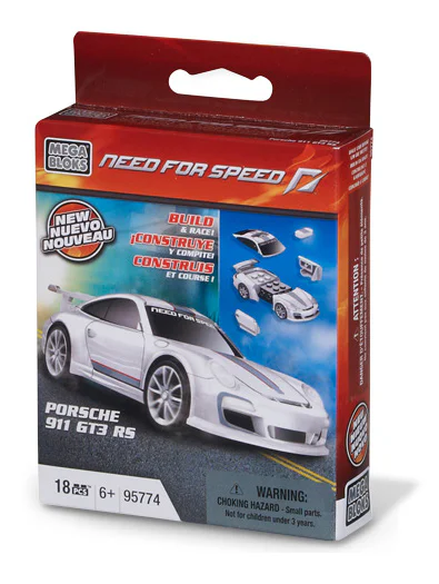OPTIMUS FLYING VEHICLE: PORSCHE 911 GT3 RS 美家宝/美高 MegaBloks 95774 image 1
