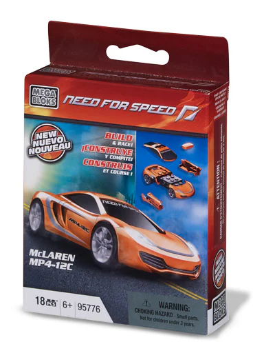 MAGNIFICENT FLYING VEHICLE: MACALLAN MP4-12C 美家宝/美高 MegaBloks 95776 image 3