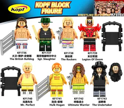 Wrestling stars, 8 Humans