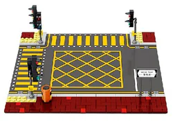 Small city story: red and green lights