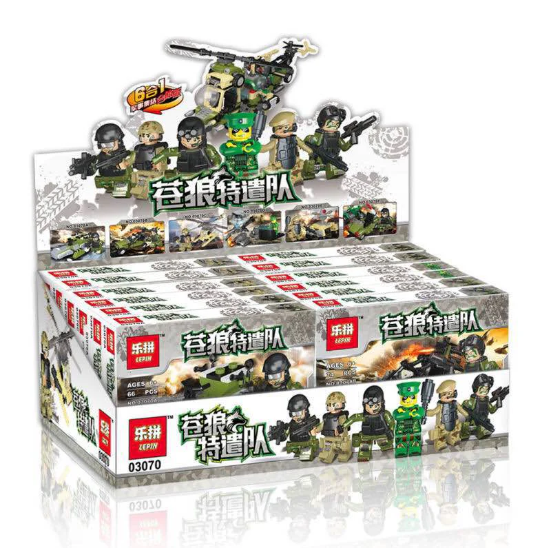 Cang Lang Special Task Force 6-in-1 Military-themed Combination Version 6 Models. 03070B