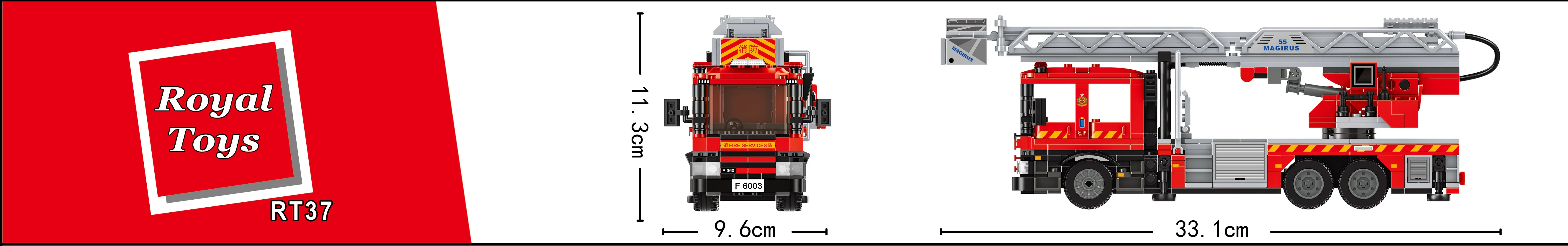 Small town story: Hong Kong Stairway Fire Vehicle 乐雅儿玩具Royal Toys RT37 image 5