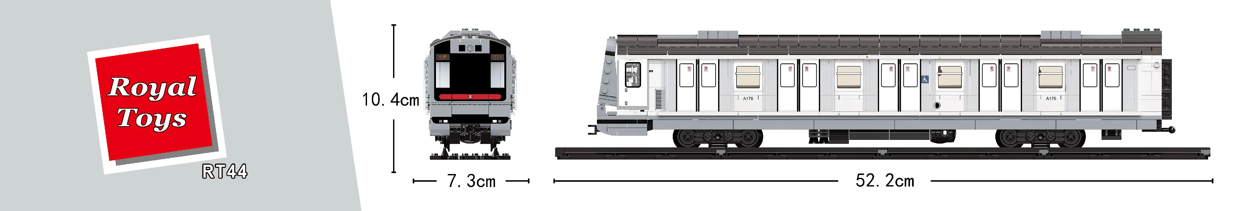 Small town story: Hong Kong Metro City Line Train 乐雅儿玩具Royal Toys RT44 image 2