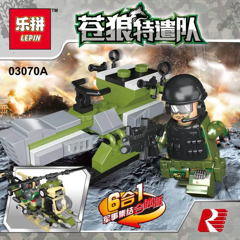 Cang Lang Special Task Force 6-in-1 Military-themed Combination Version 6 Models. 03070B image 3