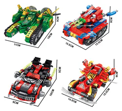 Cars Alliance Section 4 Halo Tanks, Twin Fist Scorpions, Torpedo Tanks, Battered Machete
