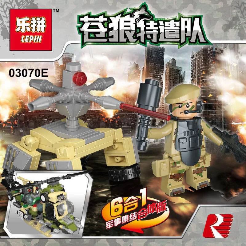 Cang Lang Special Task Force 6-in-1 Military-themed Combination Version 6 Models. 03070B image 6