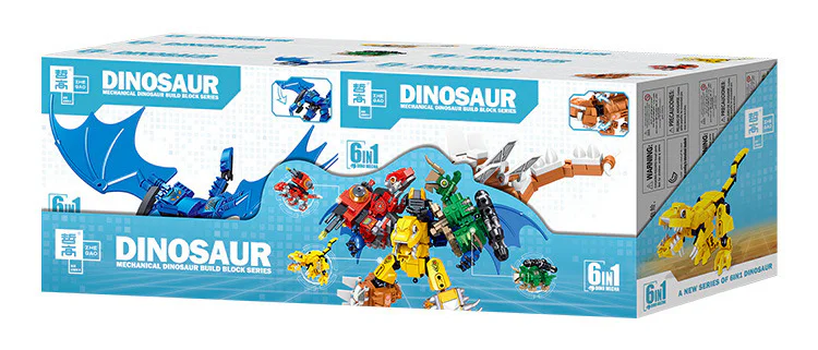 Dinosaurs, six and one 联合创想/B牌 QL0209 image 1