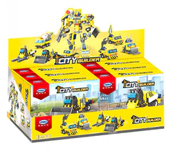 City buildings, robotics