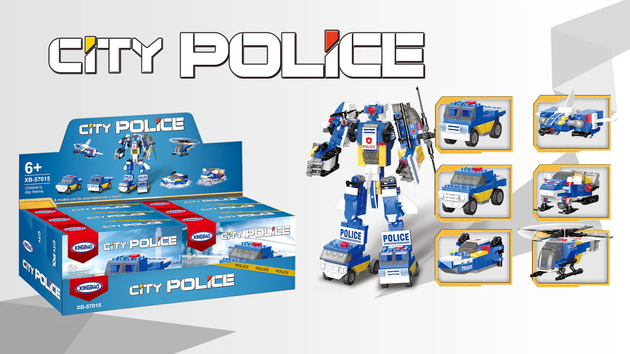 City police, robots 星堡 XINGBAO XB-57015 image 1