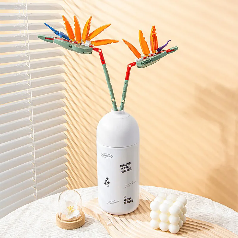 A bouquet of flowers 小鲁班 Sluban M38-B1101 image 5