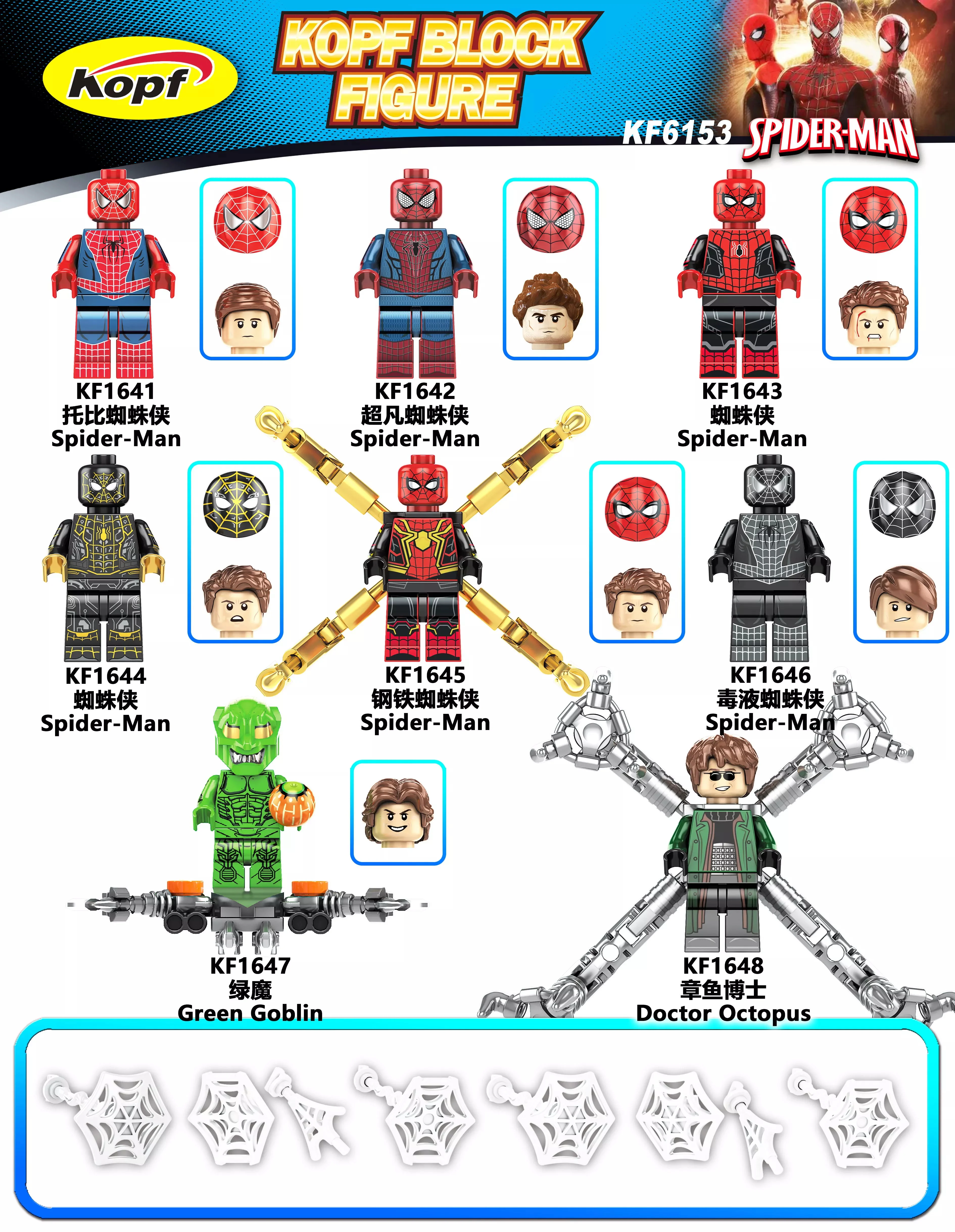 Spider-Man, Humans 8 科峰Kopf KF1641