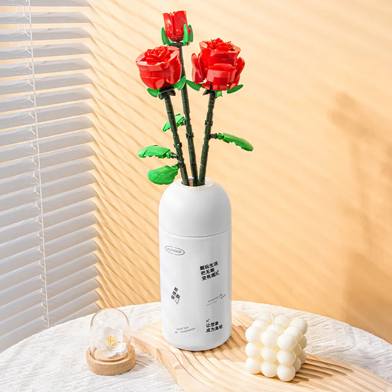 A bouquet of flowers 小鲁班 Sluban M38-B1101 image 8