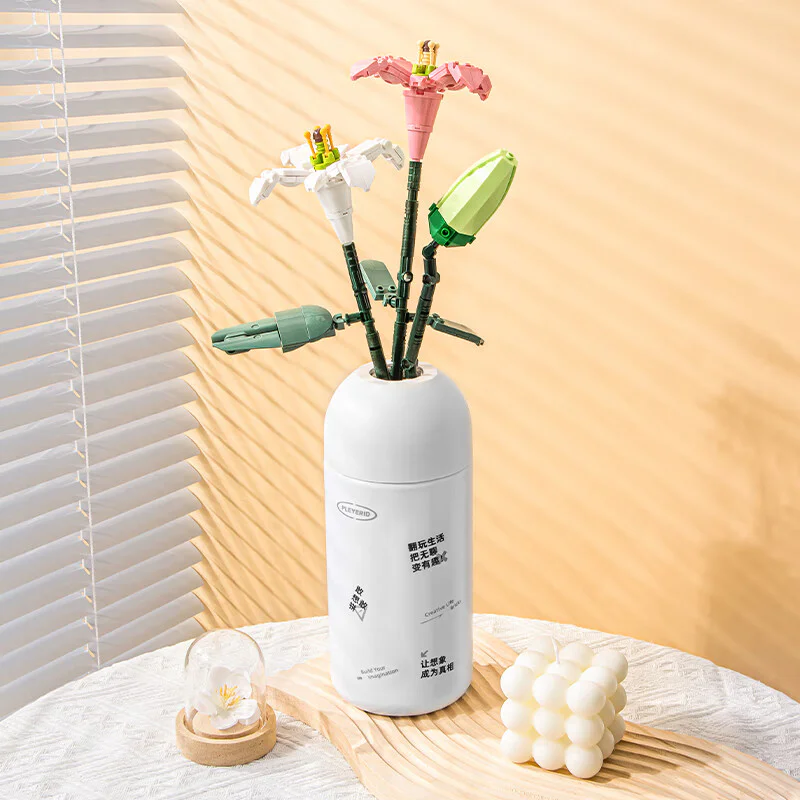 A bouquet of flowers 小鲁班 Sluban M38-B1101 image 11