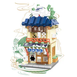 A double-story teahouse