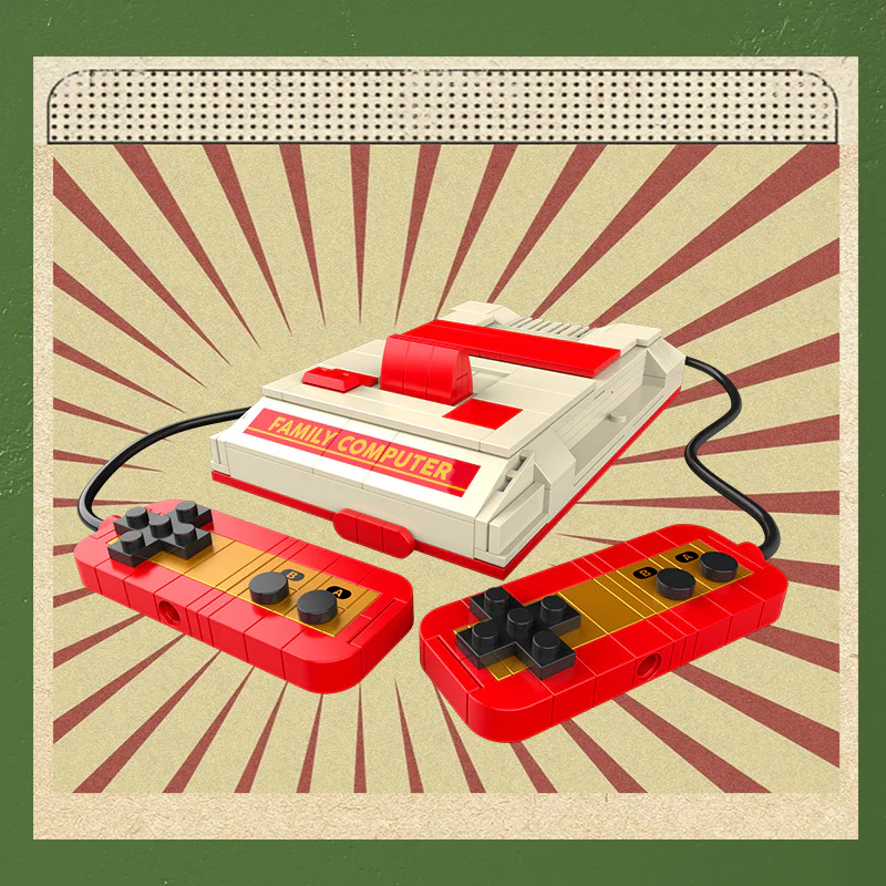 Nostalgia appliance: 1983 Red and White Game 佳奇积木 JAKI JK8213 image 1