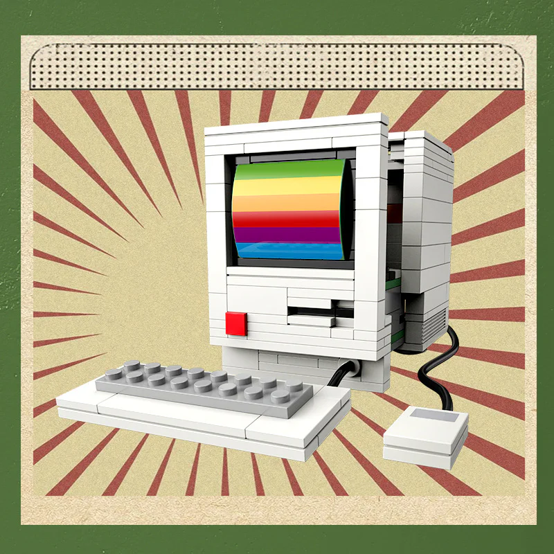 Old-age appliances: 1984 desktop computers 佳奇积木 JAKI JK8211 image 1