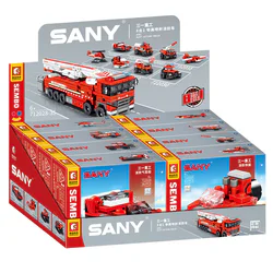 Triple heavy work: lift-off fire truck, 8 combination