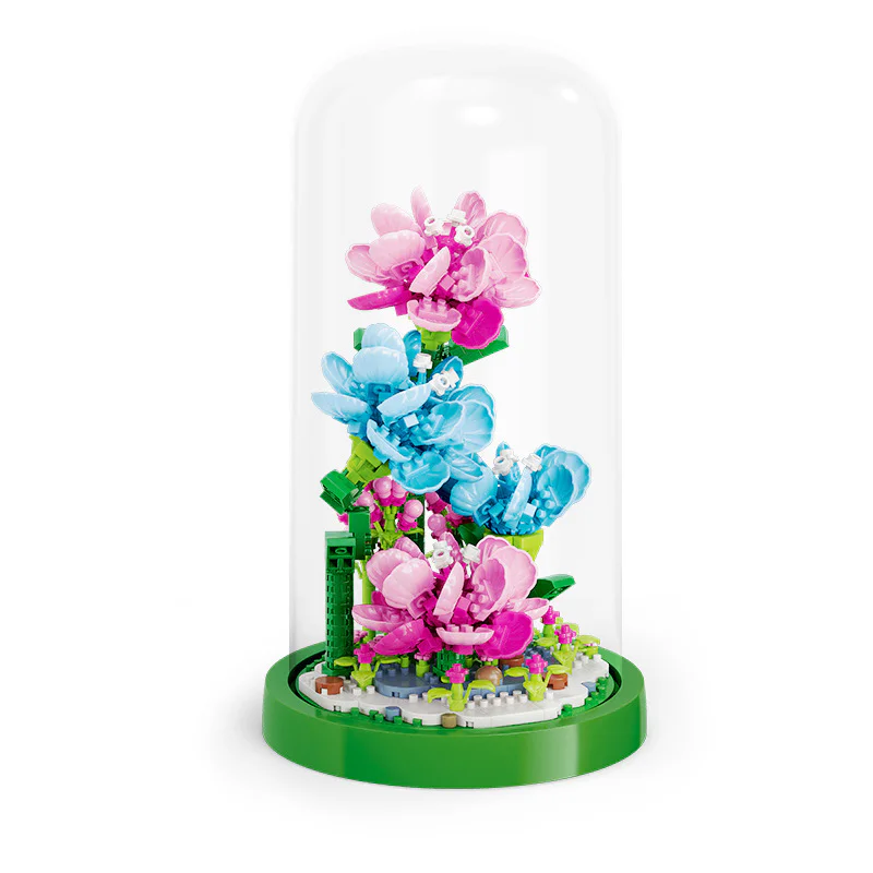 A flower plant: a carnation plant 魔域积木 MOYUBLOCK MY97106