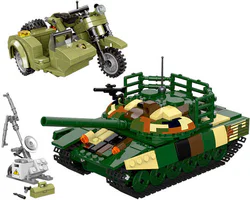 Tanks and military motorcycles
