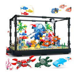 Aquarium: Sea jellyfish eco-cylinder