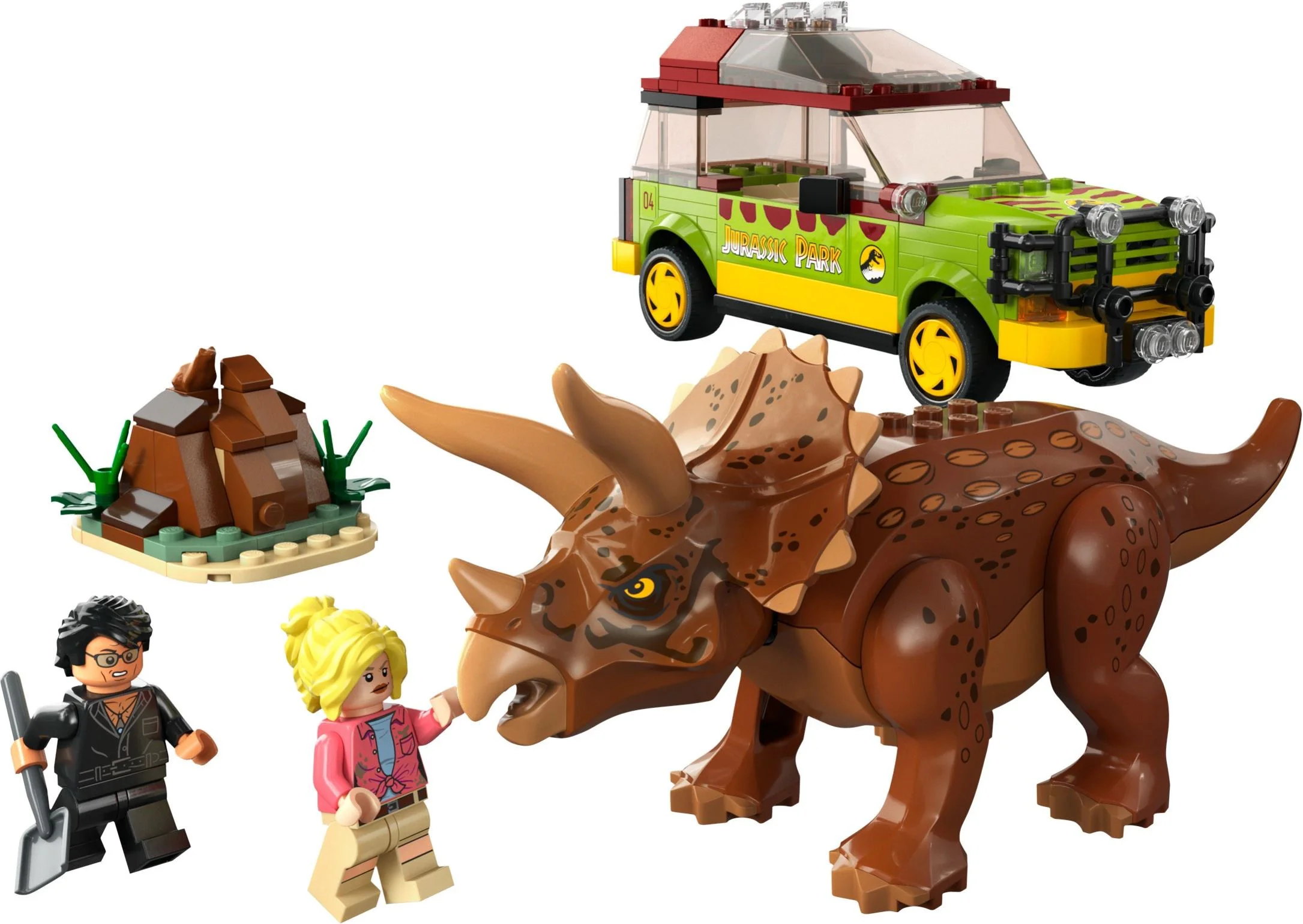 Studying Triceratops LEGO 76959