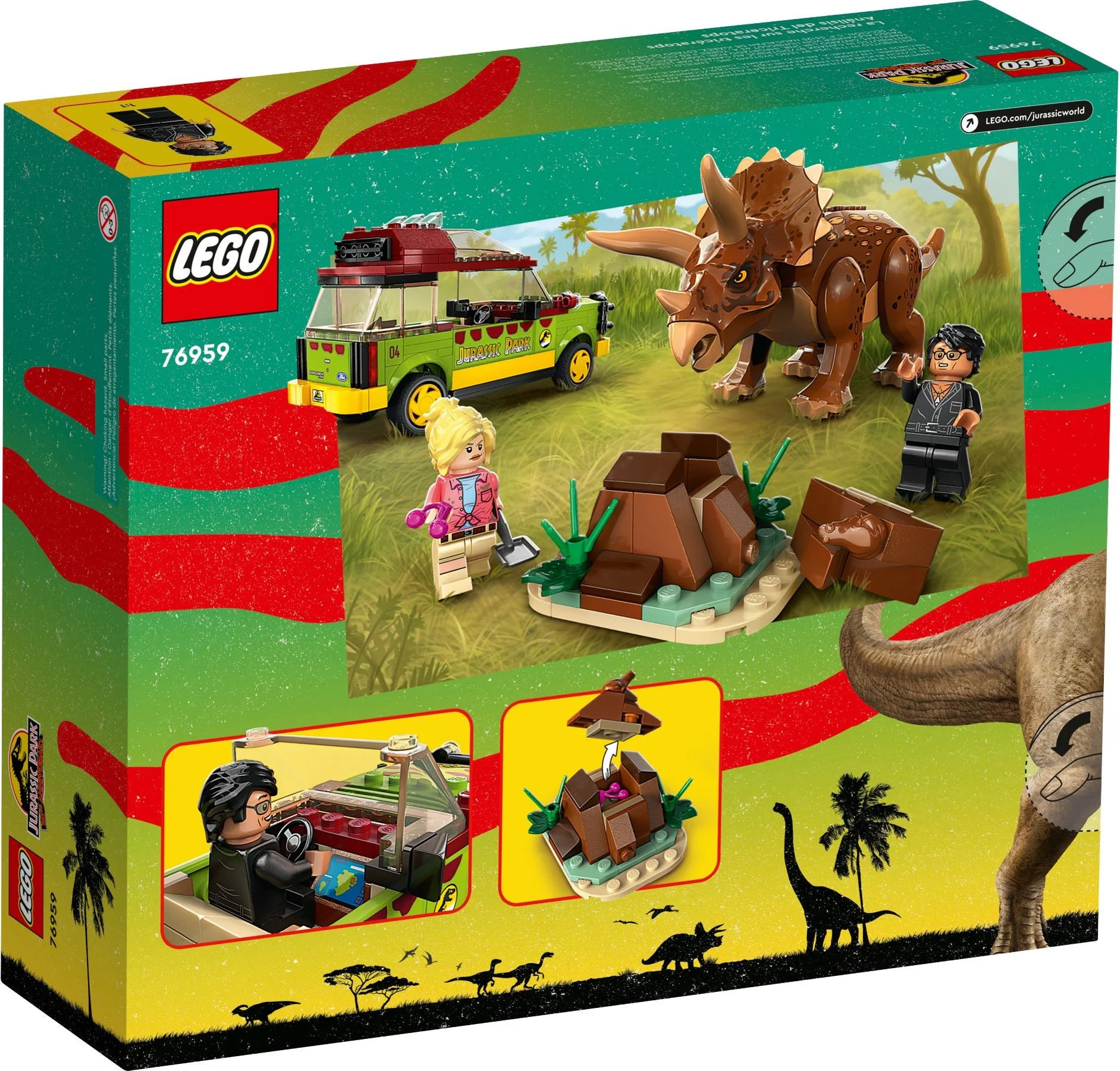 Studying Triceratops LEGO 76959 image 5