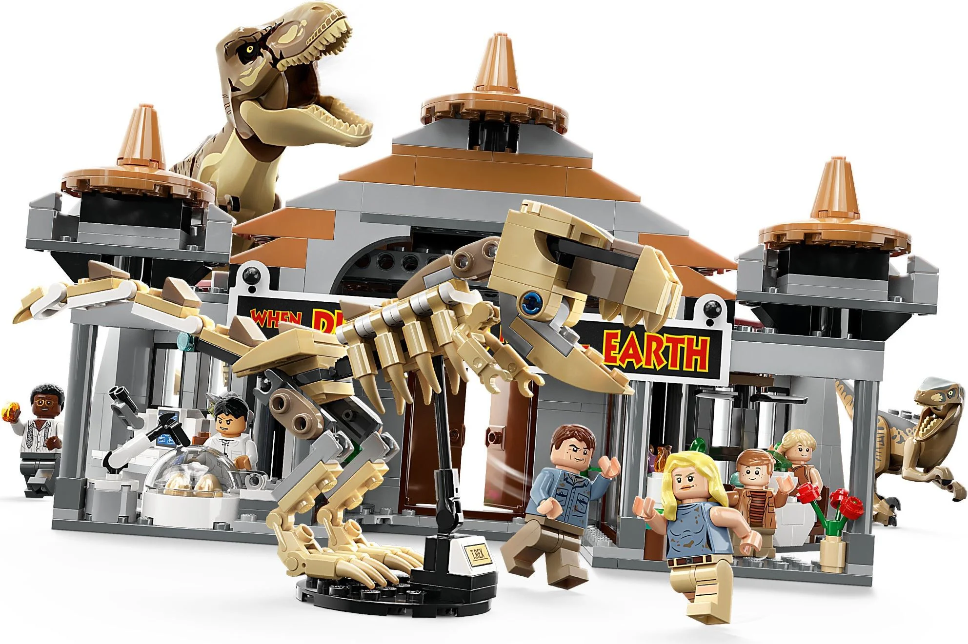 Tourist centre: Tyrannosaurus and Raptor Assault 乐高 LEGO 76961 image 6