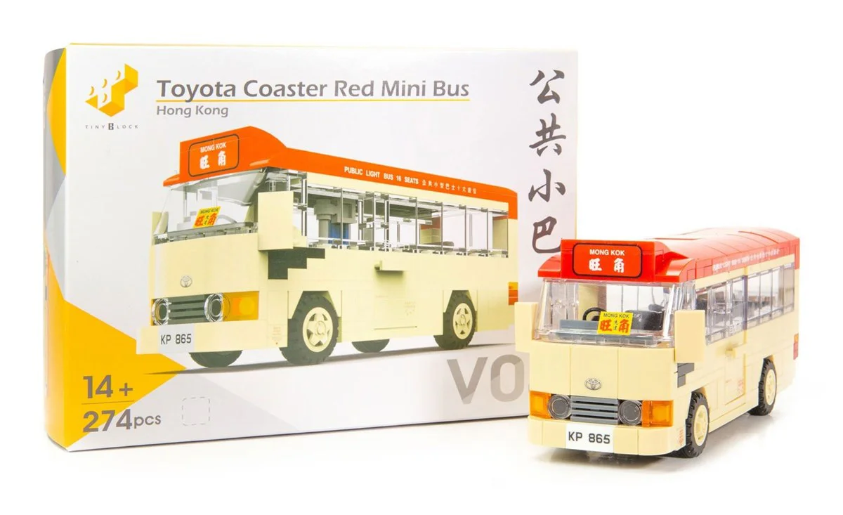 Hong Kong Toyota Coaster Red Bar 微影Tiny ATBRC002 image 4