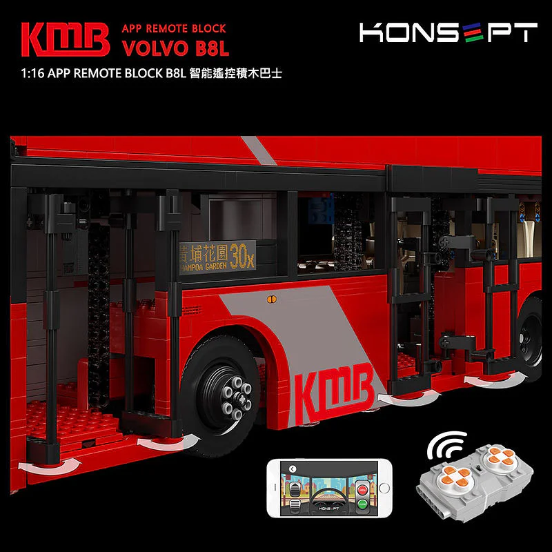 VOLVO B8L DOUBLE-FLOOR BUS Konsopt KB800 image 5