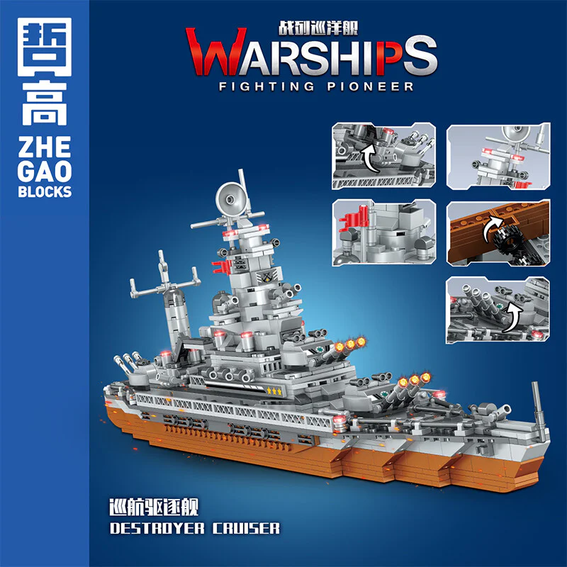 Warships: cruise destroyers 哲高 ZHEGAO QL0174 image 4
