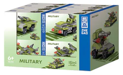 Mini amphibious tanks, 16 combinations