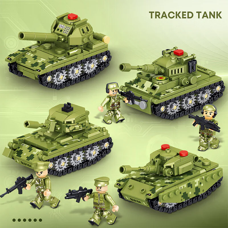 Tracked tank 4 哲高 ZHEGAO QL0164 image 2