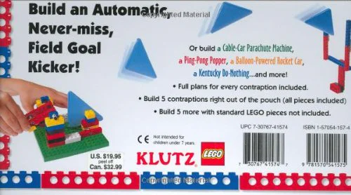 Crazy Action Projects: A LEGO Ideas Book Klutz ISBN9781570541575 image 1